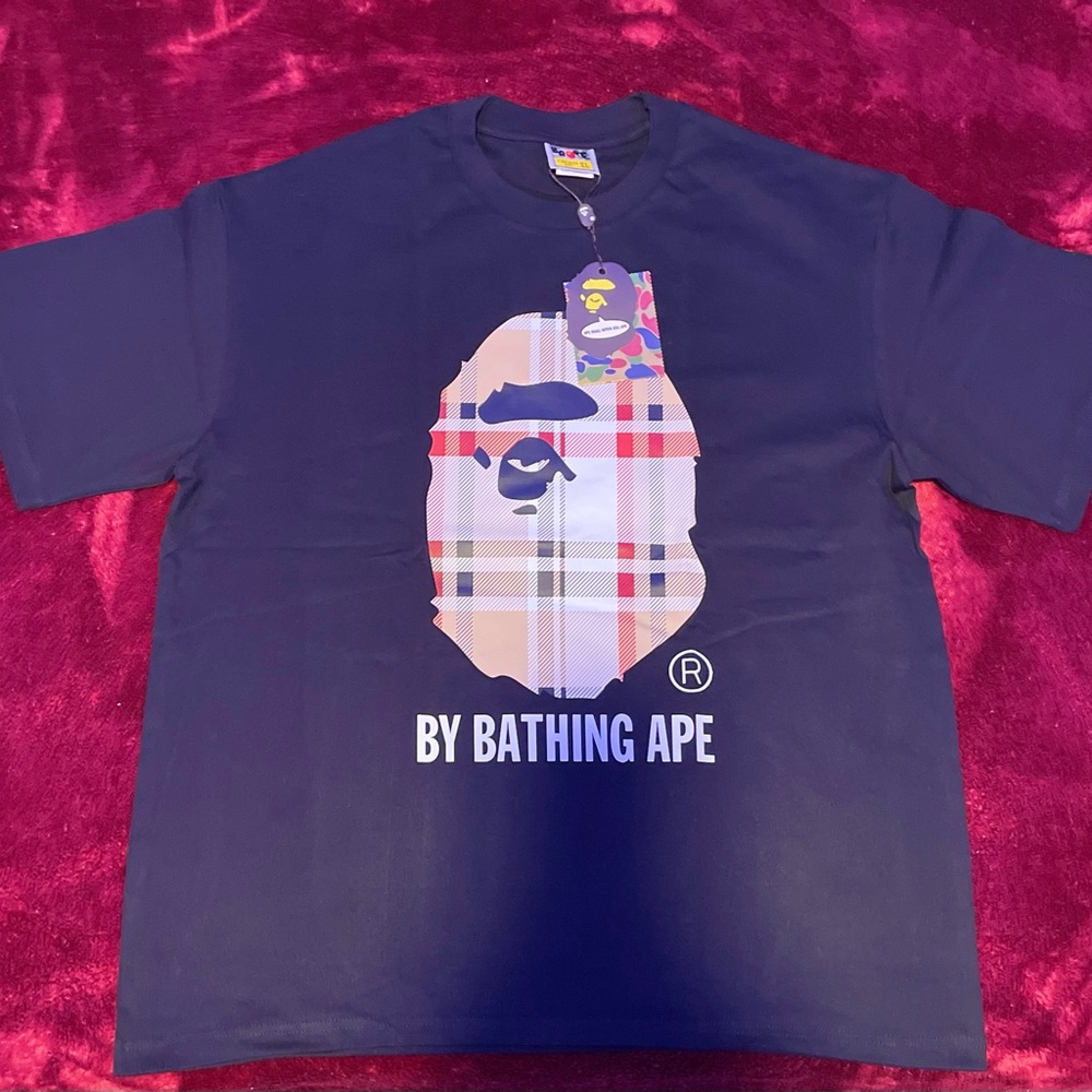 Bape X Burberry Tee Sizes Small and Large Men’s